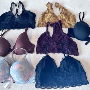 Victoria’s Secret Bra  Lot of 7 Size 36C Aerie Lace And Smooth Size M